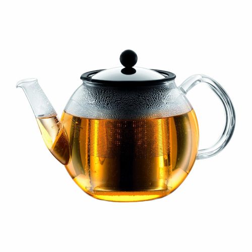  Bodum Shin Cha 34-Ounce Glass Tea Press with Stainless-Steel Filter
