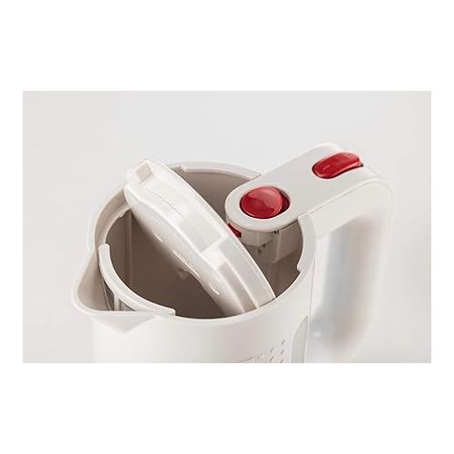  Bodum 34oz Bistro Electric Water Kettle For Coffee & Tea, BPA-Free Plastic, Rapid-Boil, Auto Shut-Off, White