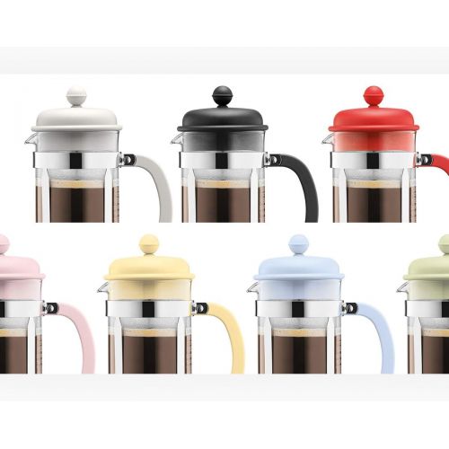  Bodum CAFFETTIERA Kaffeebereiter (French Press System, Permanent Edelstahlfilter, 1,0 liters) schwarz