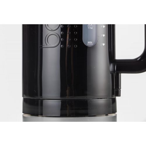  Bodum Bistro Elektrischer Wasserkocher (Automatisches Abschalten, 2200-Watt, 1,0 liters) schwarz