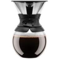Bodum 11571-01S pour over Kaffeebereiter (Permanentfilter, Spuelmaschinengeeignet, 1,0 liters) schwarz