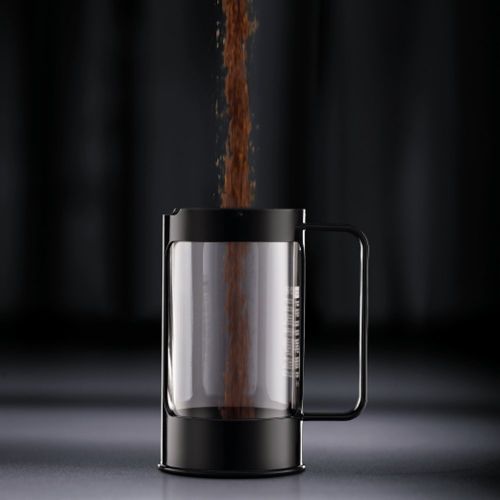  Bodum BEAN Kaffeebereiter fuer 8 Tassen (Press Filter System, Isoliert, Auslaufschutz, 1,0 liters) schwarz