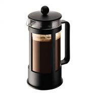 Bodum 1783-01 KENYA Kaffeebereiter (French Press System, Spuelmaschinengeeignet, 0,35 liters) schwarz