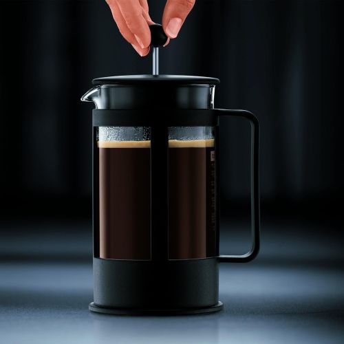  Bodum 1783-01 KENYA Kaffeebereiter (French Press System, Spuelmaschinengeeignet, 0,35 liters) schwarz