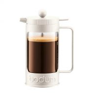 Bodum BEAN Kaffeebereiter fuer 8 Tassen (Press Filter System, Isoliert, Auslaufschutz, 1,0 liters) cremefarben