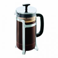 Bodum JESPER Kaffeebereiter (French Press System, Verchromter Edelstahlrahmen, 1,0 liters) glanzend