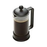Bodum 1543-01 BRAZIL Kaffeebereiter (French Press System, Permanent Edelstahl-Filter, 0,35 liters) schwarz