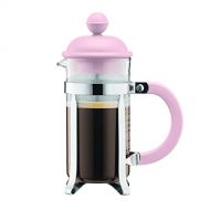 Bodum 1913-340B-Y19 CAFFETTIERA Kaffeebereiter mit Kunststoffdeckel, 3 Tassen, 0.35 l, Edelstahl, Glas