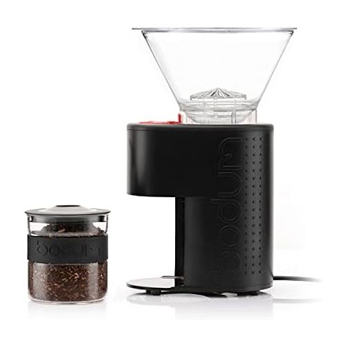  Visit the Bodum Store Bodum 10903-01EURO-3 Bistro Coffee Grinder Stainless Steel Black