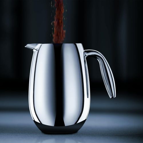  Bodum 1308-16 columbia Kaffeebereiter (Doppelwandig, Edelstahl, Spuelmaschinengeeignet, 1,0 liters) glanzend