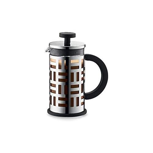  Bodum EILEEN Kaffeebereiter (French Press System, Permanent Filter aus Edelstahl, 0,35 liters) glanzend