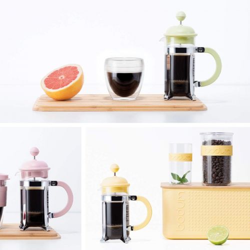  [아마존 핫딜] [아마존핫딜]Bodum CAFFETTIERA Kaffeebereiter (French Press System, Permanent Edelstahlfilter, 0,35 liters) rot