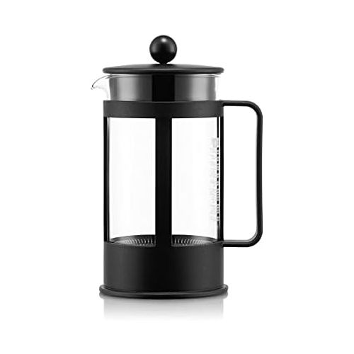  Bodum 1783-01 KENYA Kaffeebereiter (French Press System, Spuelmaschinengeeignet, 0,35 liters) schwarz