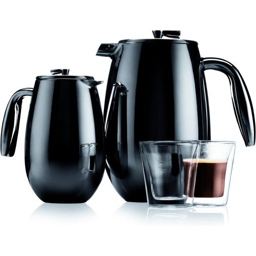  Bodum 1308-16 columbia Kaffeebereiter (Doppelwandig, Edelstahl, Spuelmaschinengeeignet, 1,0 liters) glanzend