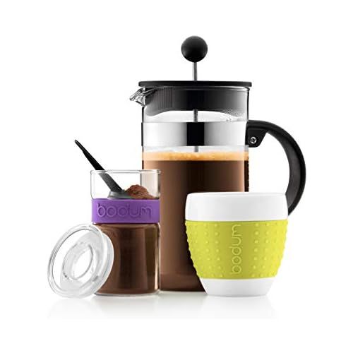  Bodum bistroNOUVEAU Kaffeebereiter (French Press System, Spuelmaschinengeeignet), 0,35 liters schwarz