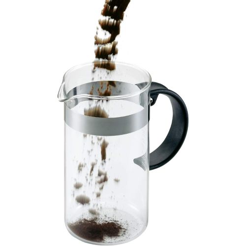  Bodum bistroNOUVEAU Kaffeebereiter (French Press System, Spuelmaschinengeeignet), 0,35 liters schwarz