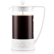 Bodum BRAZIL Kaffeebereiter (French Press System, Permanent Edelstahl-Filter, 0,35 liters) cremefarben