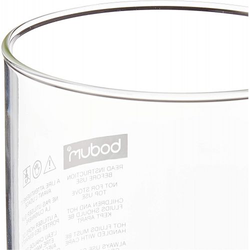  Bodum Spare Beaker/Glass, Ersatzglas ohne Ausguss fuer Kaffeebereiter/Kaffeekocher, 8 Tassen, 1 l, transparent, 01-10945-10