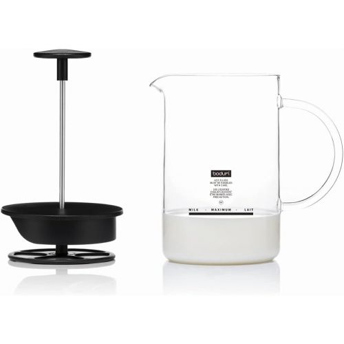  Bodum 2 X BODUM 1446-01 Milchschaumer LATTEO