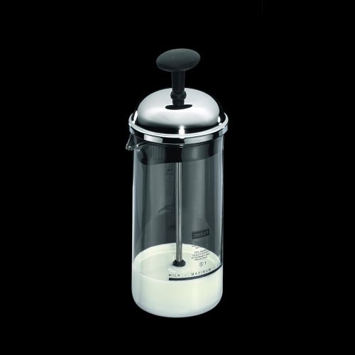  Bodum CHAMBORD Milchschaumer (Manuelles Aufschaumen, 0,08 liters) schwarz