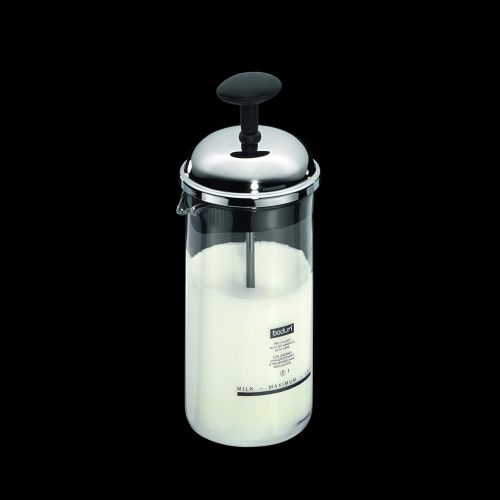  Bodum CHAMBORD Milchschaumer (Manuelles Aufschaumen, 0,08 liters) schwarz