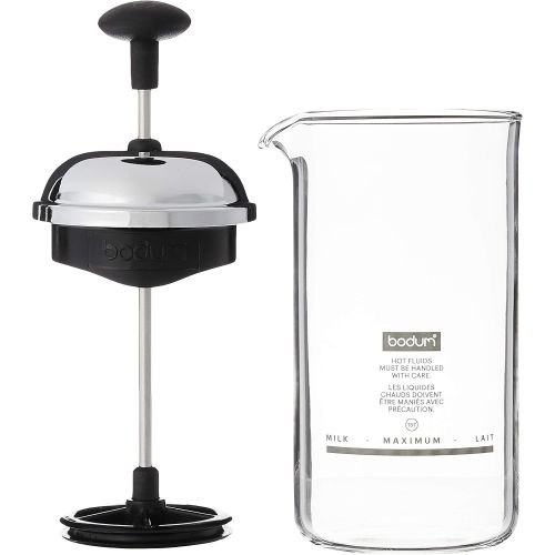  Bodum CHAMBORD Milchschaumer (Manuelles Aufschaumen, 0,08 liters) schwarz