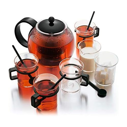  Bodum assam Teebereiter (Kunststoffsieb, Kunststoffdeckel, 1,0 liters) cremefarben