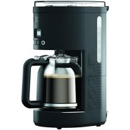 Bodum 11754-01CA Bistro Maker Programmable Coffee Machine with Borosilicate Glass Carafe, 12 Cup, 51 oz, Black