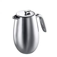 [아마존베스트]Bodum 1308-16 columbia Kaffeebereiter (Doppelwandig, Edelstahl, Spuelmaschinengeeignet, 1,0 liters) glanzend