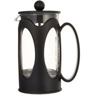 Bodum kenya Kaffeebereiter (French Press System, Permanent Edelstahl-Filter, 0,35 liters) schwarz