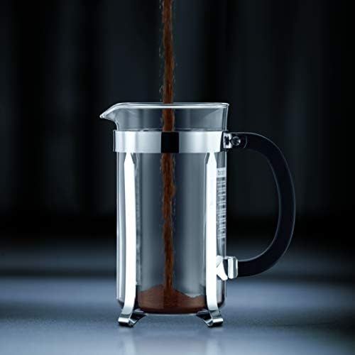  Bodum Java Kaffeebereiter 8 Tassen, Glas, Rot, 10.6 x 17.1 x 24.5 cm