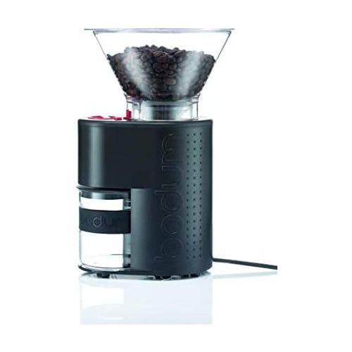  Bodum 10903-01EURO-3 BISTRO Kaffeemuehle, Edelstahl, Schwarz