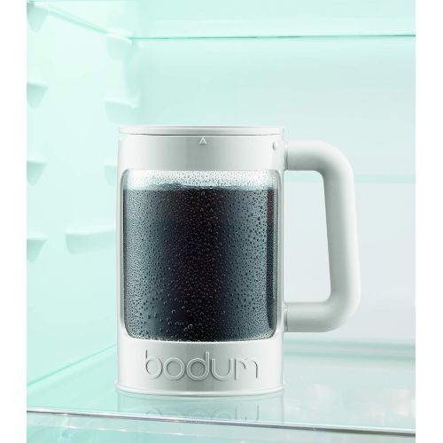  Bodum K11683-913US-1 BEAN Cold Brew Coffee Maker, 51 Oz, Bright White