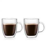Bodum 10604-10US4 Bistro Coffee Mug, 10 Ounce, Clear
