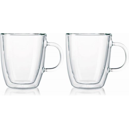  Bodum 10604-10US4 Bistro Coffee Mug, 10 Ounce, Clear