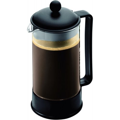  Bodum 1548-01US Brazil French Press Coffee and Tea Maker, 34 Ounce, Black