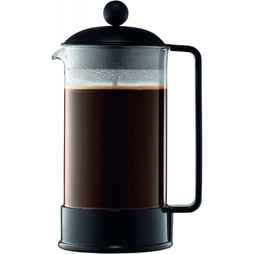  Bodum 1548-01US Brazil French Press Coffee and Tea Maker, 34 Ounce, Black