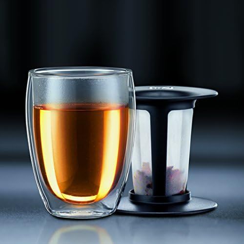  Bodum K11153-01US One Tea Strainer, 12 Oz, Black