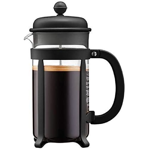  Bodum Java French Press Coffee Maker, 34 Ounce, 1 Liter, (8 Cup), Black