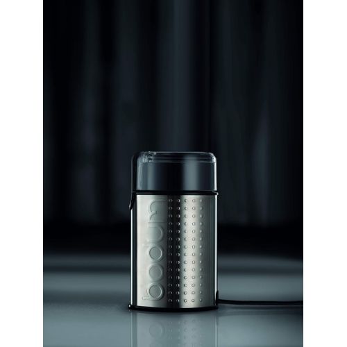  Bodum 11160-57US-4PL Bistro Electric Coffee Grinder, Matte Chrome