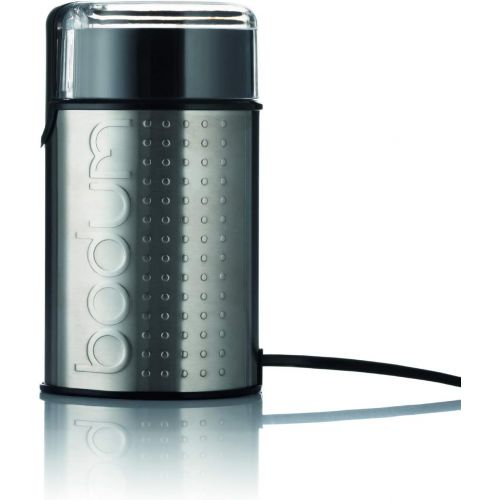  Bodum 11160-57US-4PL Bistro Electric Coffee Grinder, Matte Chrome