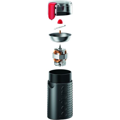  Bodum 11160-57US-4PL Bistro Electric Coffee Grinder, Matte Chrome