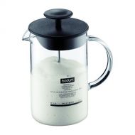 Bodum 1446-01US4 Latteo Manual Milk Frother, 8 Ounce, Black