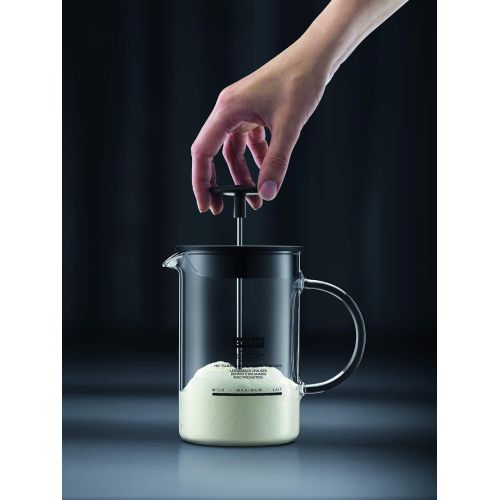  Bodum 1446-01US4 Latteo Manual Milk Frother, 8 Ounce, Black