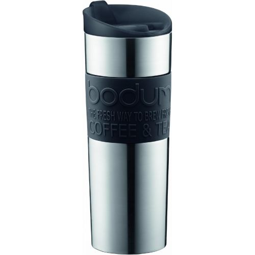  BODUM 11058-01BUS Travel Mug, 15 Ounce, Black