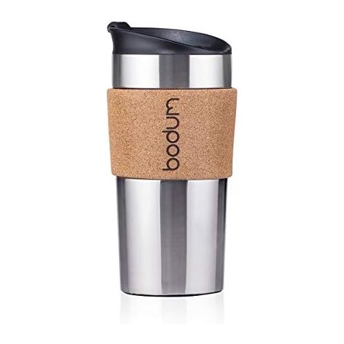  BODUM 11068-109S 12 oz Travel Mug, 12-Ounce, Cork