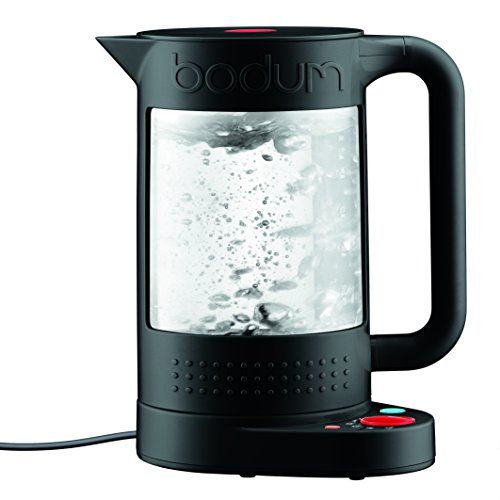  Bodum 11659-01US Bistro Electric Water Kettle, Double Wall with Temperature Control, 1.1 l, 37 oz, Black