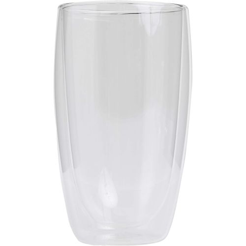  Bodum Pavina Glass, Double-Wall Insulate Glass, Clear, 15 Ounces Each (Set of 2)