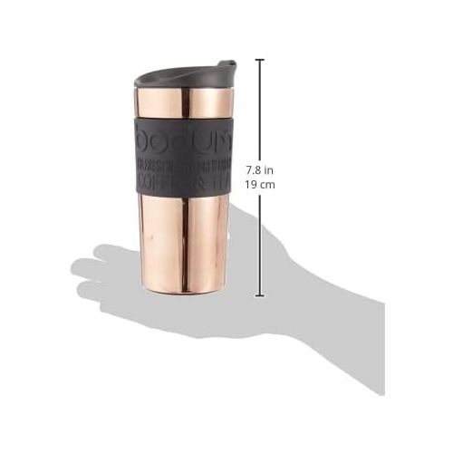  Bodum 11068-18S Travel Mug, 12 oz, Gold