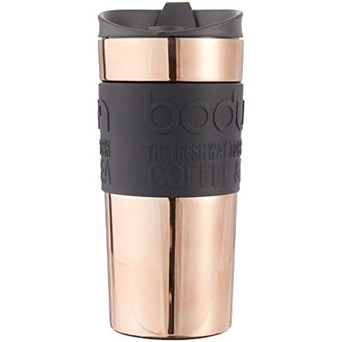  Bodum 11068-18S Travel Mug, 12 oz, Gold